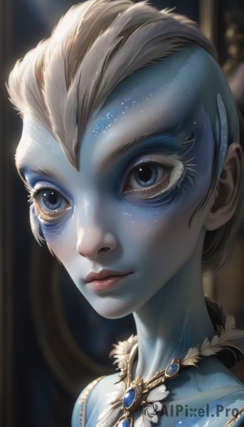 A vivid dynamic scene highlighting a alien