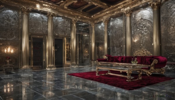 A indoors showcased in a tranquil rainy scenery