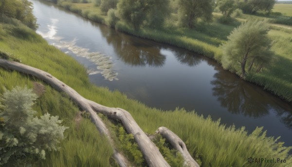 outdoors,day,water,tree,no humans,grass,nature,scenery,forest,reflection,bridge,river,landscape,lake,sky,plant,rock,bush,reflective water