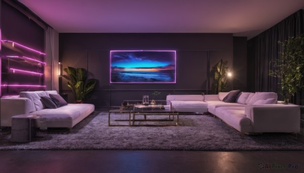 A vibrant indoors captured in scenery