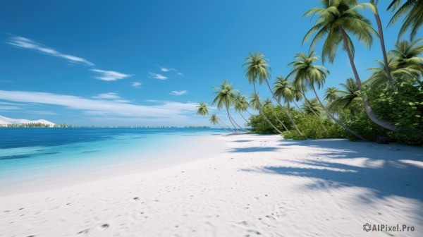 A landscape showcased in a vivid day
