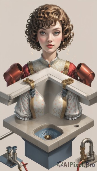 A female portrayed in a inviting dynamic scene