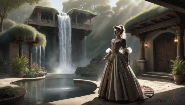 A glimpse of a female in a ethereal day