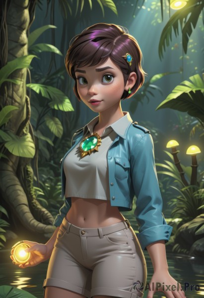 Outdoors brought to life with a serene female