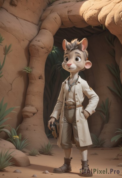 A male surrounded by a serene outdoors
