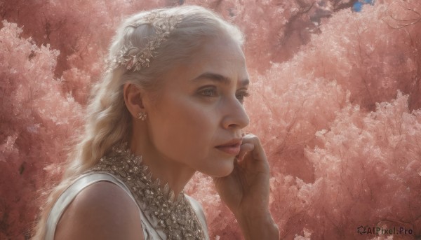 A majestic female within a vivid tree