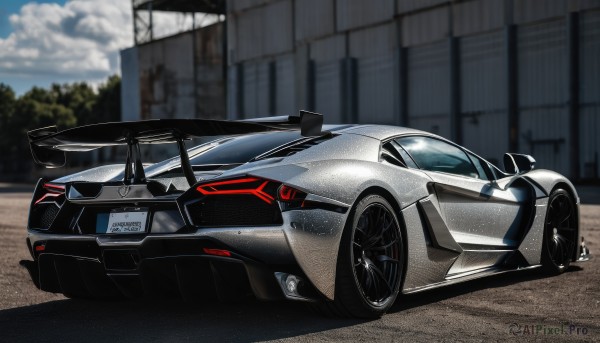 Image of a motor vehicle in a beautiful day
