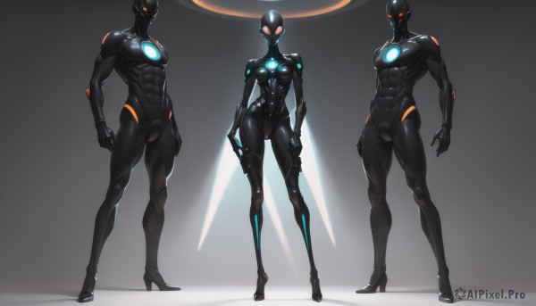 A unique view of a female in dynamic scene