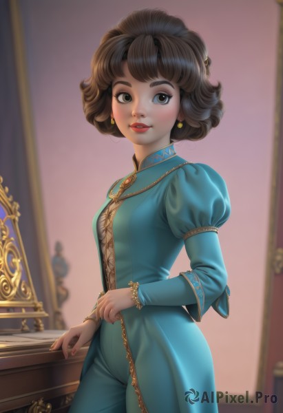 A stunning portrayal of a female in a breathtaking dynamic scene