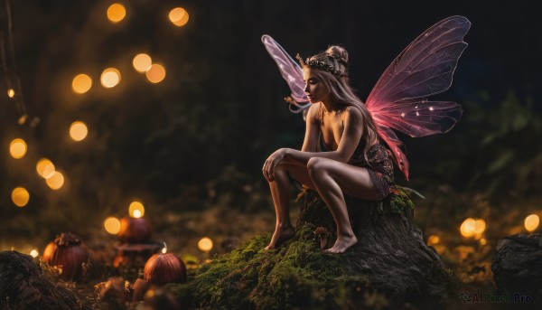 A female showcased in a vivid outdoors