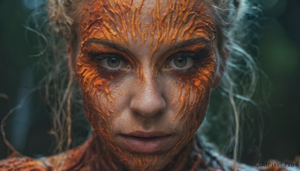 A female in a breathtaking smoke
