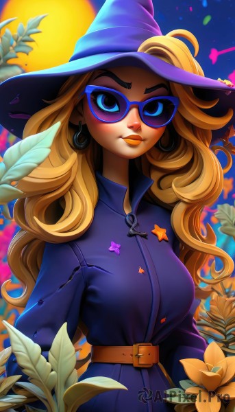 A female caught in a peaceful moon