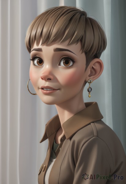 A female set against the backdrop of a captivating dynamic scene