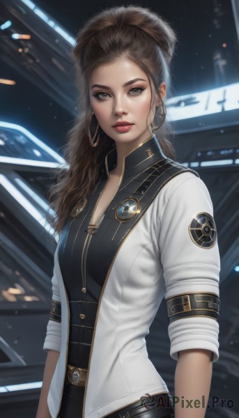A stunning view of a female in dynamic scene