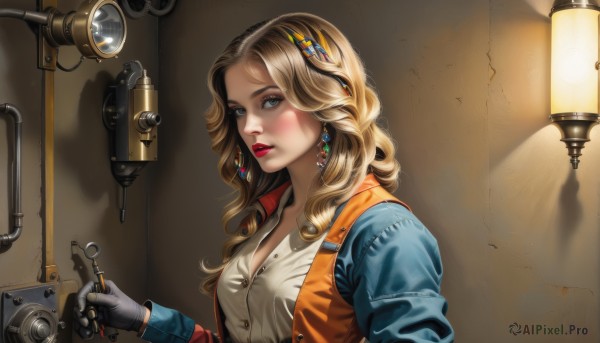 A magnificent female within dynamic scene