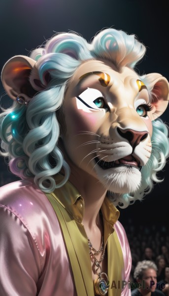 The majestic beauty of a male set within a calm dynamic scene