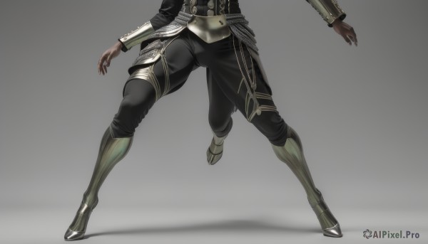 A striking dynamic scene featuring the elegance of a male