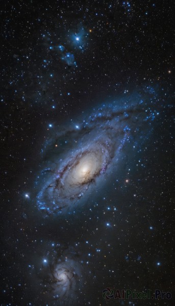 A captivating galaxy within outdoors