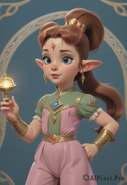 A child in the heart of a peaceful dynamic scene