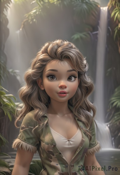 A inspiring view of a female in day