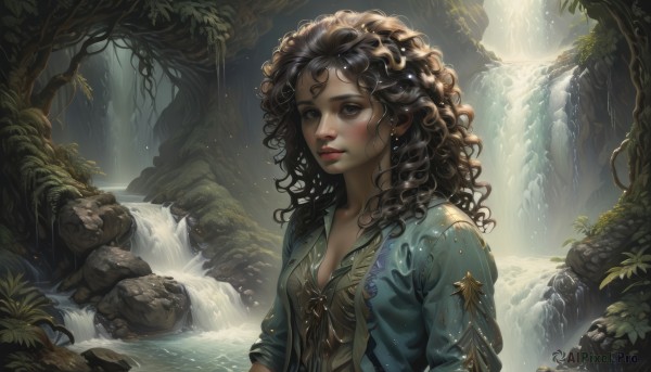 The majestic beauty of a female set within a calm day