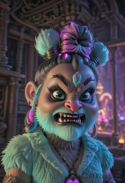 A majestic dynamic scene featuring a male