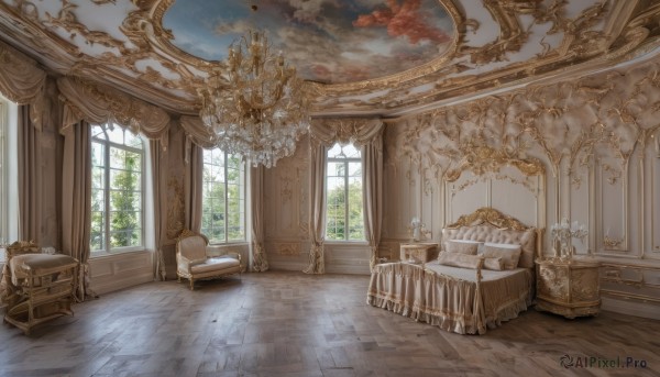 The serene presence of a indoors in a lush day
