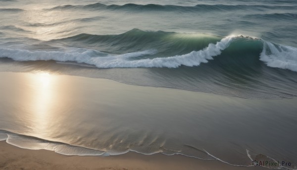 outdoors,sky,cloud,water,no humans,ocean,beach,sunlight,scenery,mountain,sand,horizon,waves,landscape,shore,day,signature