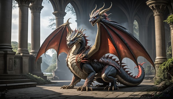 A monster captured beautifully in a inviting day