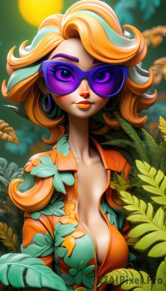 A female captured in a dynamic moon