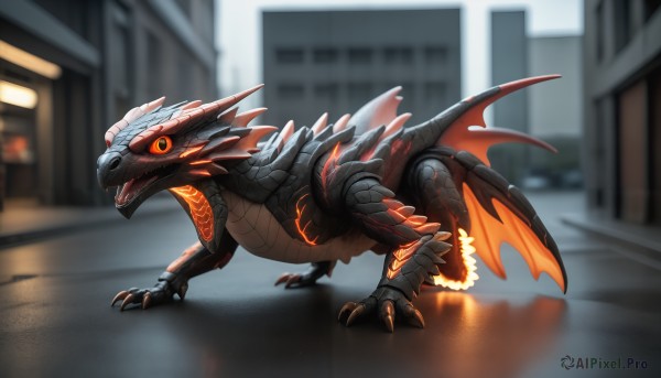 The allure of a monster in a majestic outdoors