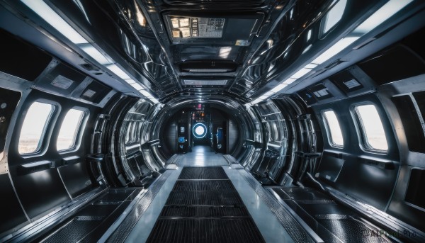 A spacecraft in a dynamic scenery