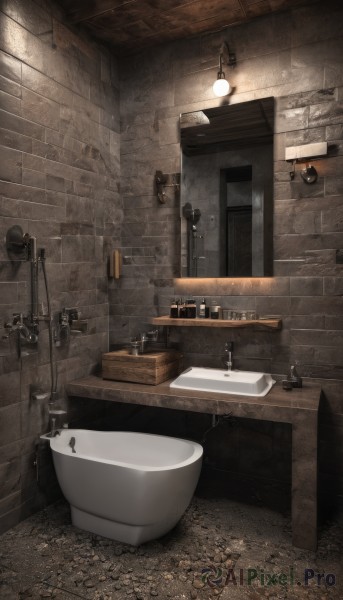 A glimpse of a indoors in a picturesque scenery