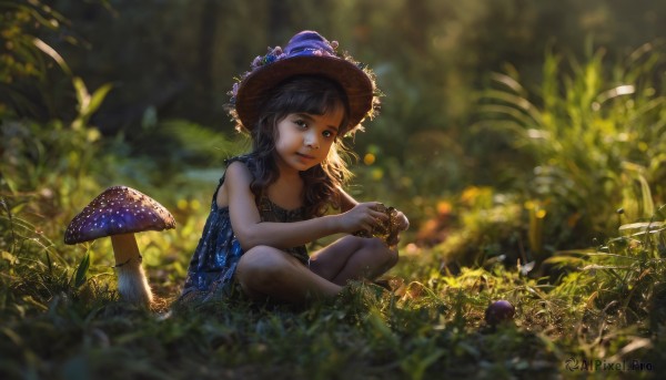 A stunning portrayal of a female in a lush day