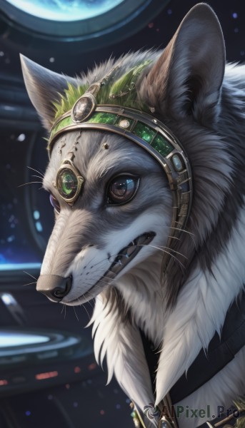 A magnificent male within dynamic scene