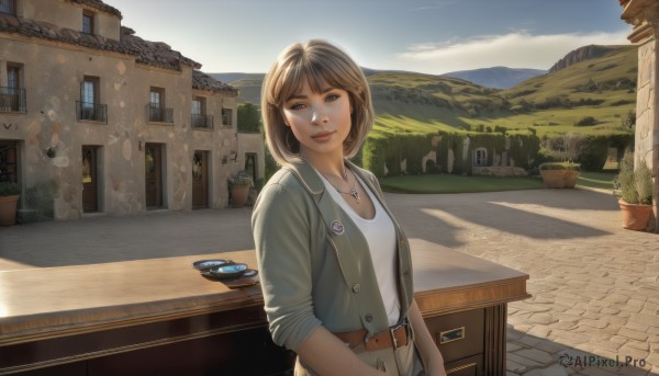 A stunning portrayal of a female in a lush day