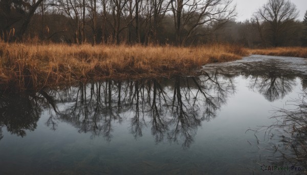 A landscape showcased in a bold day