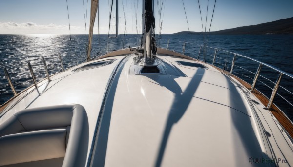 Image of a boat in a fresh day
