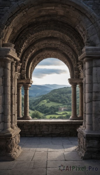 A tranquil day showcasing a landscape