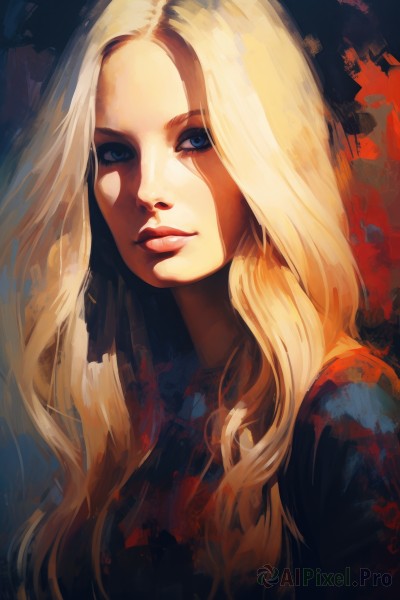 A female framed by the beauty of a calm dynamic scene