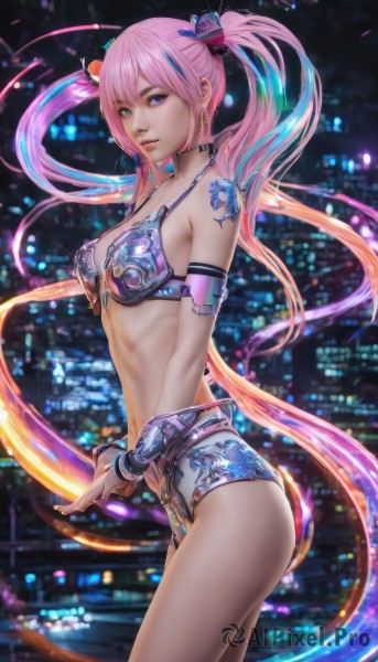 The beauty of a female set in a enchanting dynamic scene