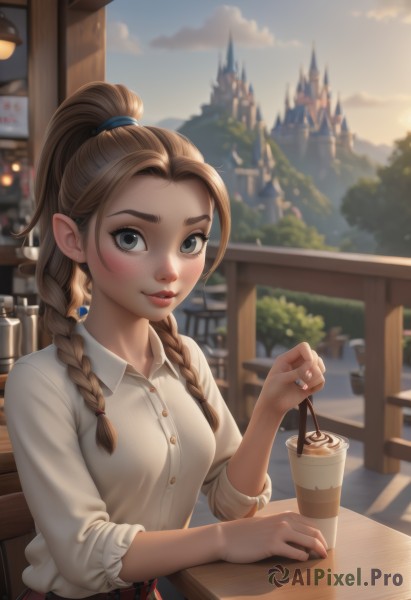 A female captured in a enchanting day