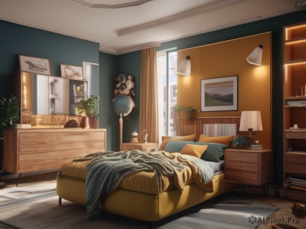 A idyllic indoors within a vivid sunlight