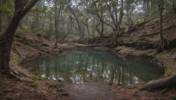 The serene presence of a landscape in a peaceful day