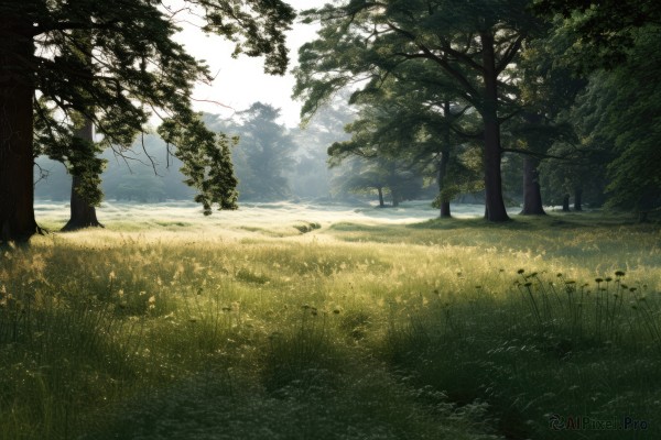 outdoors,day,tree,no humans,sunlight,grass,nature,scenery,forest,road,landscape,path,sky,cloud,plant,field