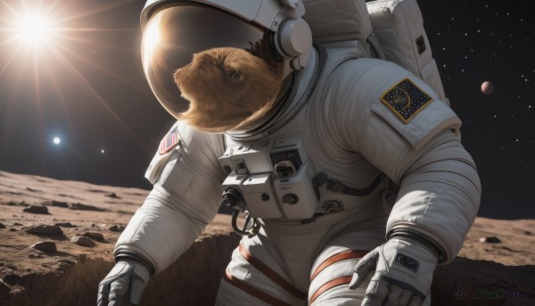 Image of a male in a fresh moon