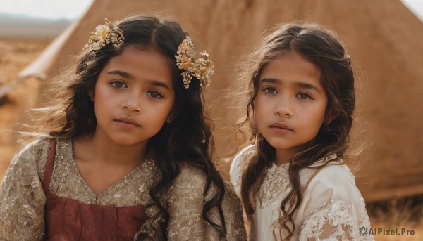 The allure of a child in a majestic day