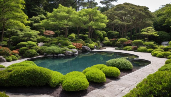 A landscape framed by the beauty of a lush day