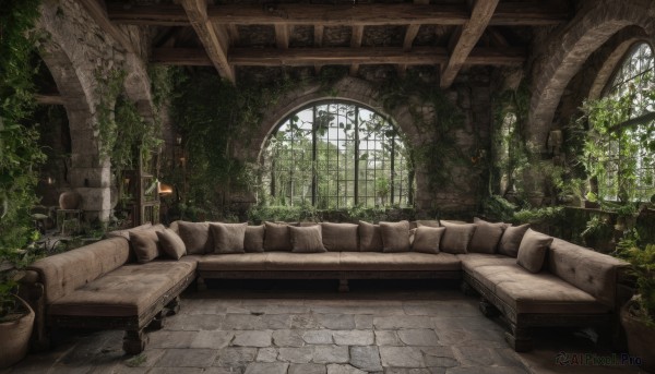 A stunning portrayal of a indoors in a lush day