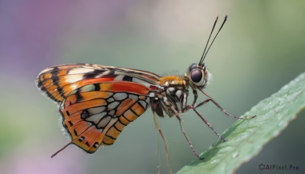 A majestic image of a butterfly in dynamic scene
